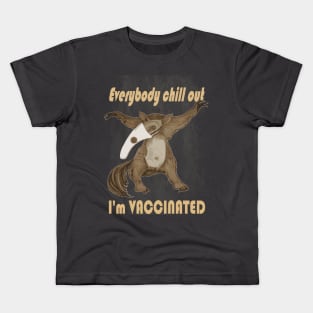 vaccinated anteater Kids T-Shirt